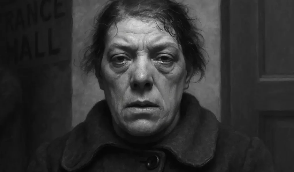 πορτραίτο της Mary Ann Bevan με έκφραση δύναμης και αξιοπρέπειας.