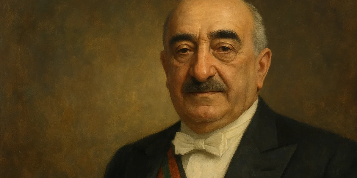 AI-generated realistic illustration of a Greek shipping tycoon speaking with a king before his death
