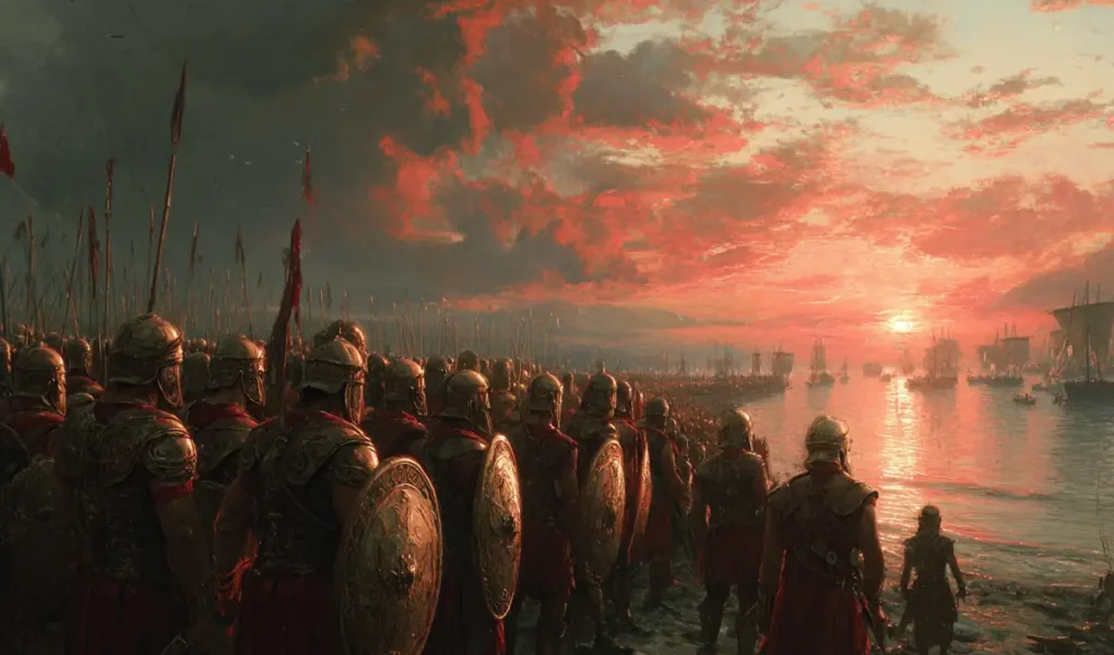 Οι Αθηναίοι στέκονται στο Φάληρο προσποιούμενοι δεύτερο στρατό