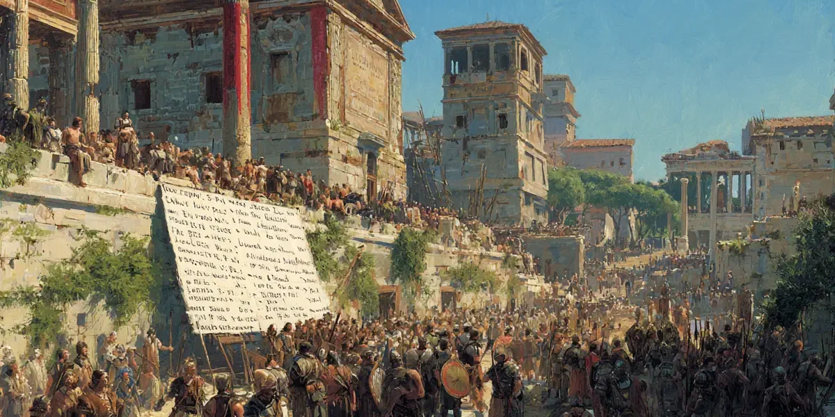 Λίστες θανάτου και πλειστηριασμοί στη ρωμαϊκή αγορά.