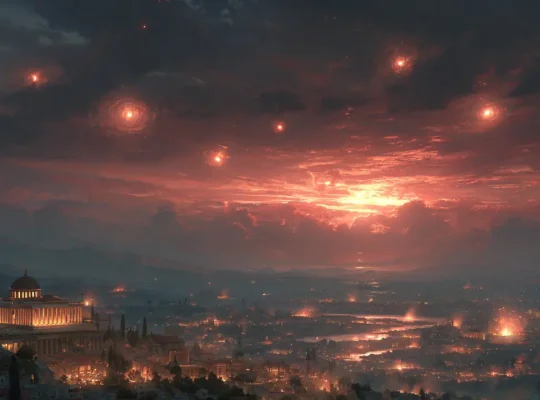 UFO και πύρινες σφαίρες στους ουρανούς της αρχαίας και βυζαντινής Ελλάδας.